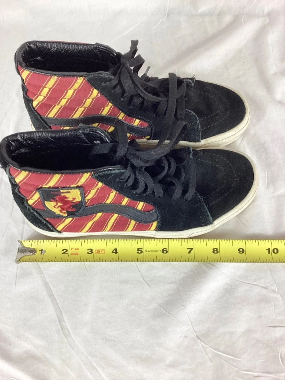 Vans Harry Potter Unisex Suede Shoes Mens Size 4 Womens 5.5 Hightop Black Red